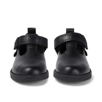 Infant Girls Lachly T Bar Leather Black