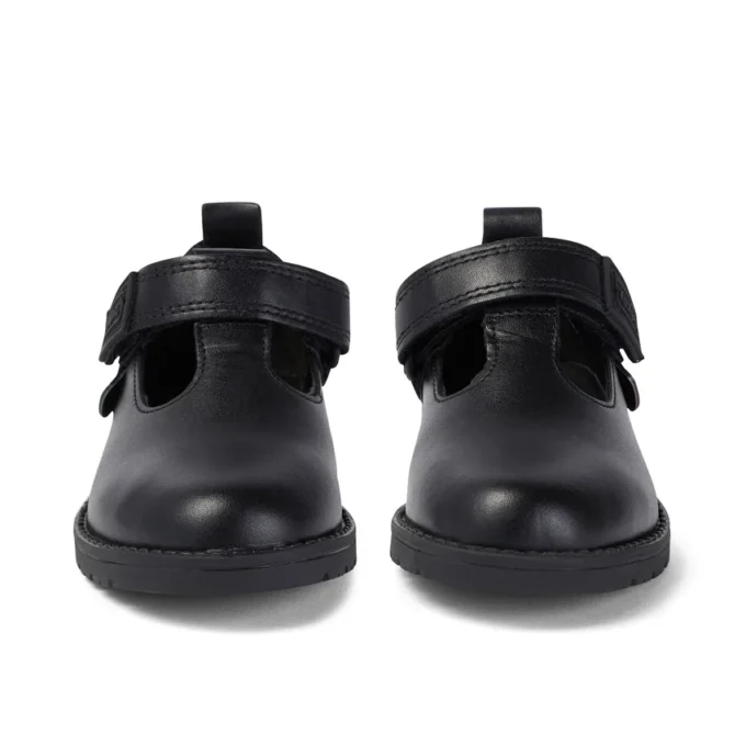 Infant Girls Lachly T Bar Leather Black