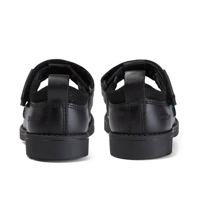 Infant Girls Lachly T Bar Leather Black
