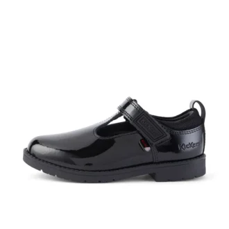 Infant Girls Lachly T Bar Patent Leather Black
