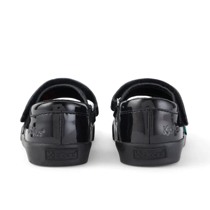 Infant Girls Tovni Brogue MJ Patent Leather Black