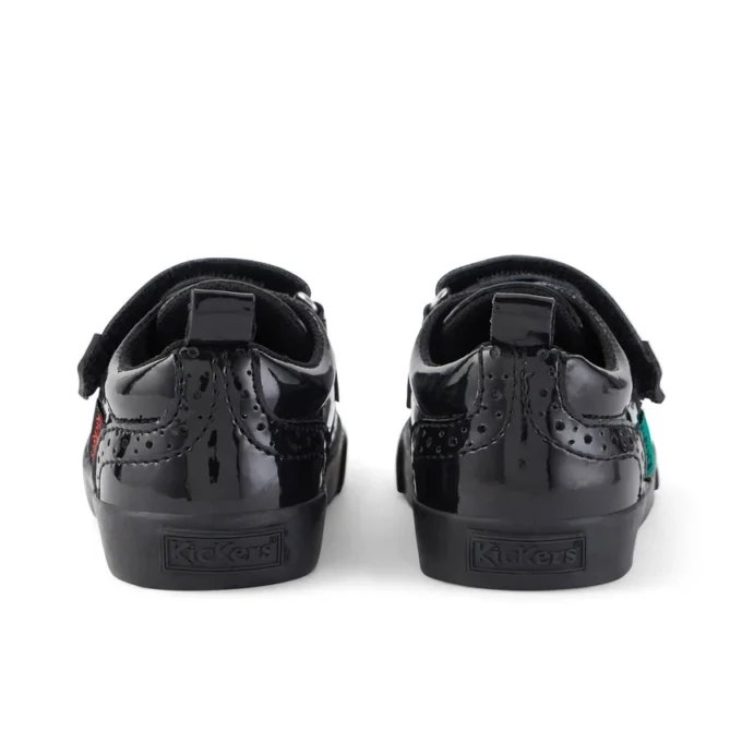 Infant Girls Tovni Brogue Shoe Patent Leather Black