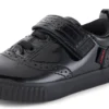 Infant Girls Tovni Brogue Shoe Patent Leather Black