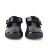 Infant Girls Tovni Brogue T-Bar Patent Leather Black
