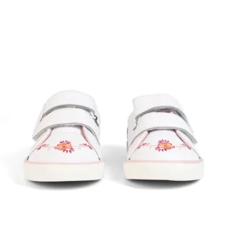 Infant Girls Tovni Twin Happy Trainers Leather White