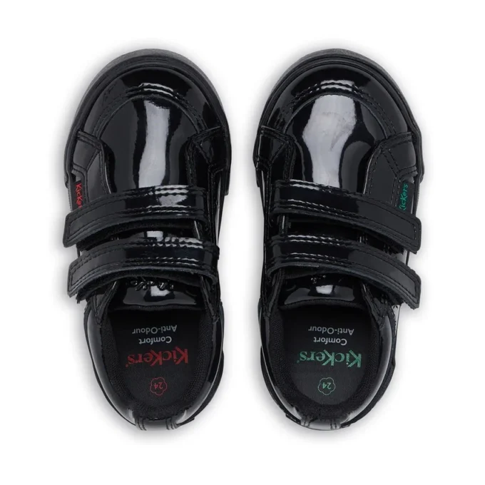 Infant Girls Tovni Twin Vel Patent Leather Black