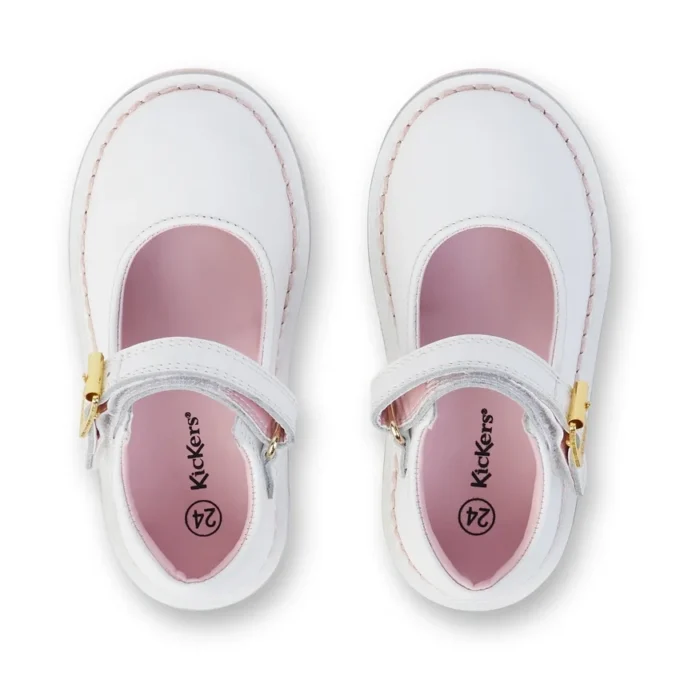 Infant Unisex Adlar MJ Leather White