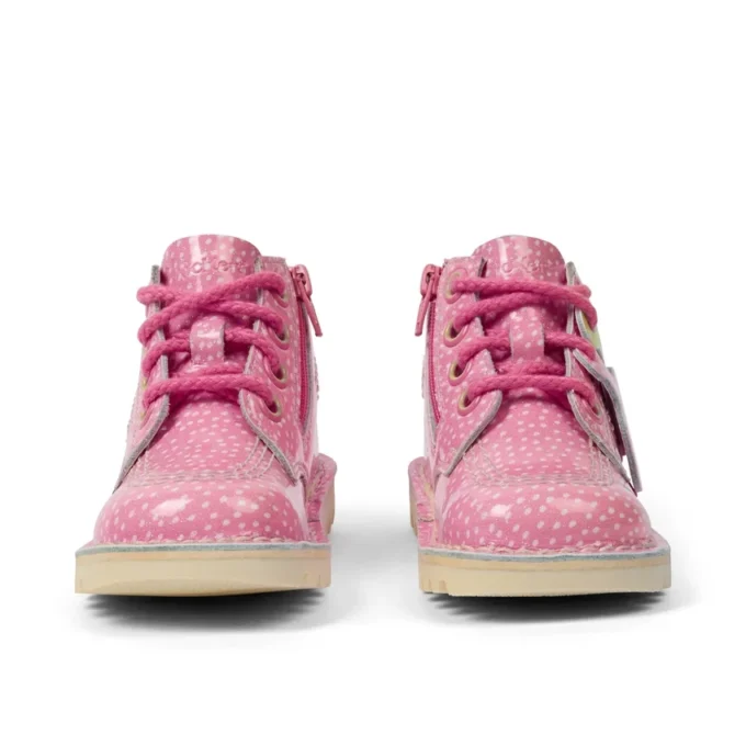 Infant Unisex Kick Hi Fruit Patent Leather Pink