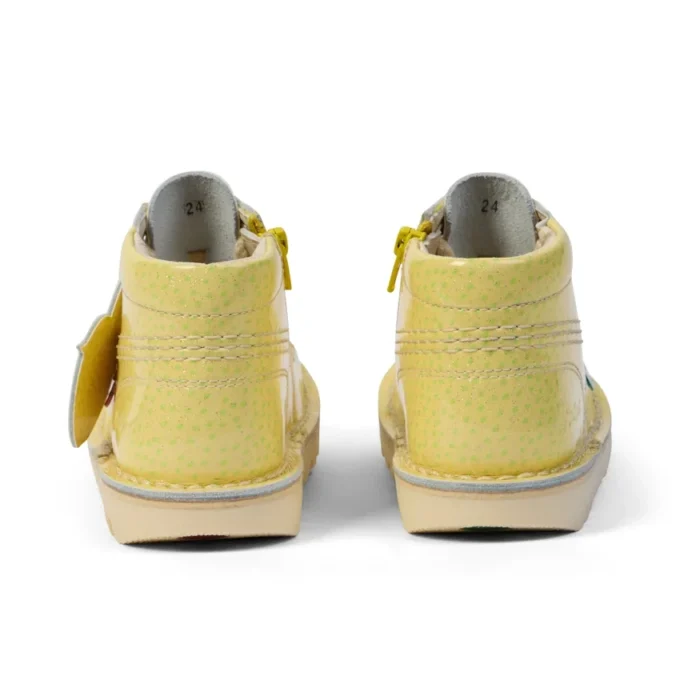 Infant Unisex Kick Hi Fruit Patent Leather Yellow