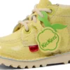 Infant Unisex Kick Hi Fruit Patent Leather Yellow