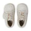 Infant Unisex Kick Hi Glitter Boots White