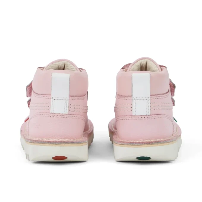 Infant Unisex Kick Hi Roll Leather Light Pink