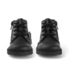 Infant Unisex Kick Hi Zip Leather Alternative Black