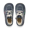 Infant Unisex Kick Hi Zip Leather Alternative Navy