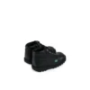 Infant Unisex Kick Hi Zip Leather Black