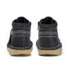 Infant Unisex Kick Hi Zip Leather Black/White