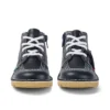 Infant Unisex Kick Hi Zip Leather Navy