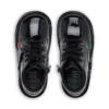 Infant Unisex Kick Hi Zip Patent Leather Black