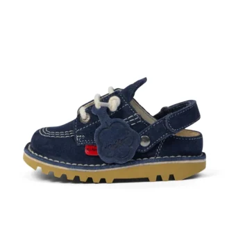 Infant Unisex Kick Mule Suede Navy