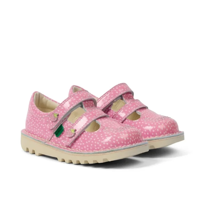 Infant Unisex Kick T-Bar Fruit Patent Leather Pink
