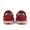 Infant Unisex Kick T-Bar Glitter Shoes Red
