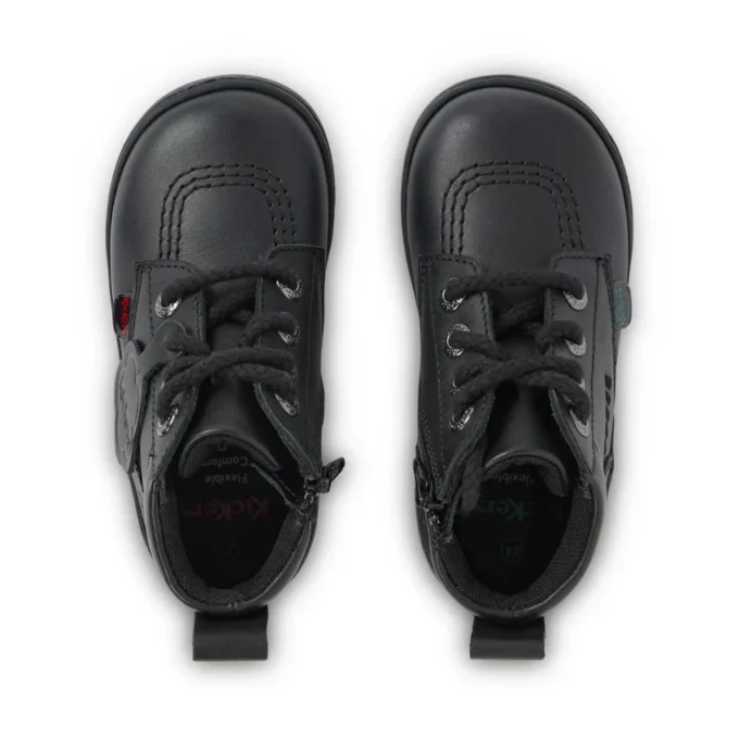 Infant Unisex Playflex Hi Leather Black