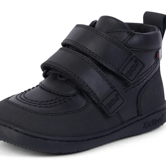 Infant Unisex Playflex Hi Vel Leather Black