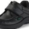 Infant Unisex Reasan Strap Leather Alternative Black
