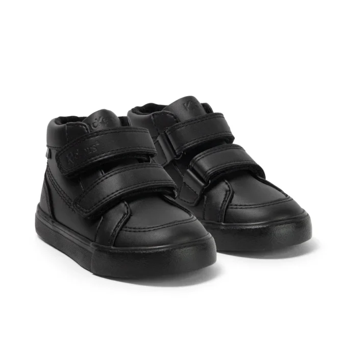 Infant Unisex Tovni Hi Vel Leather Alternative Black