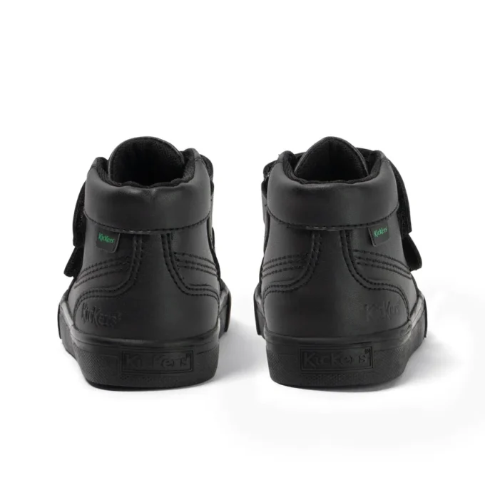 Infant Unisex Tovni Hi Vel Leather Alternative Black