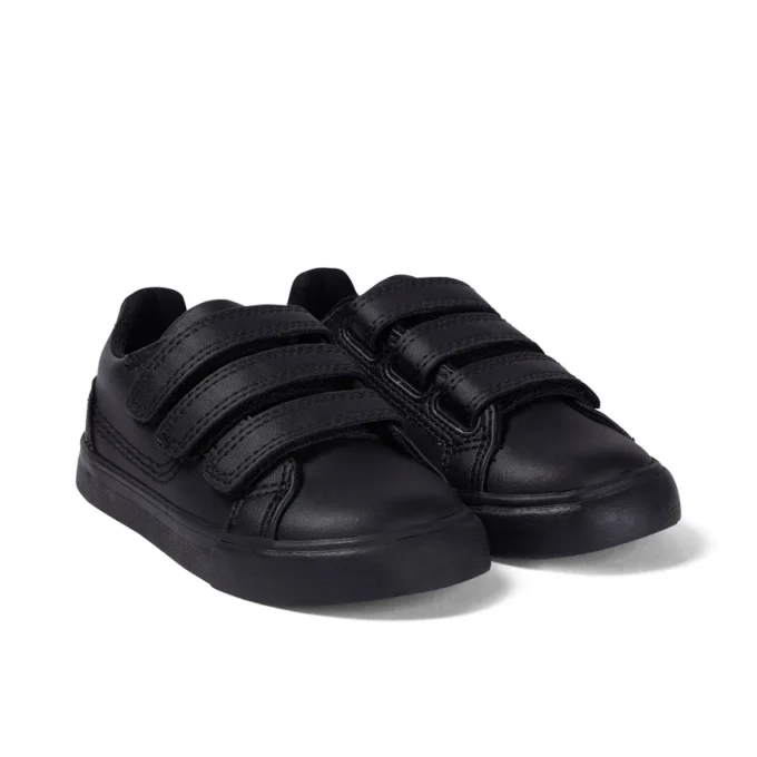 Infant Unisex Tovni Trip Leather Black