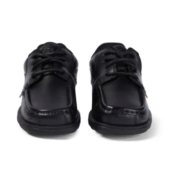 Junior Boys Fragma Lace Leather Black