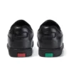 Junior Boys Fragma Slip Leather Black