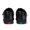 Junior Boys Fragma Strap Leather Black