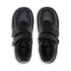 Junior Boys Kick Hi Scuff Leather Black