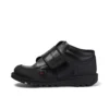 Junior Boys Kick Mid Scuff Leather Black