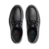 Junior Boys Reasan Moc Leather Black
