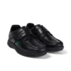 Junior Boys Reasan Strap Leather Black