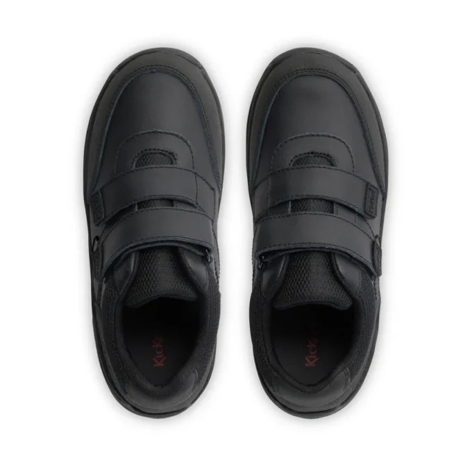 Junior Boys Stomper Mid Leather Black