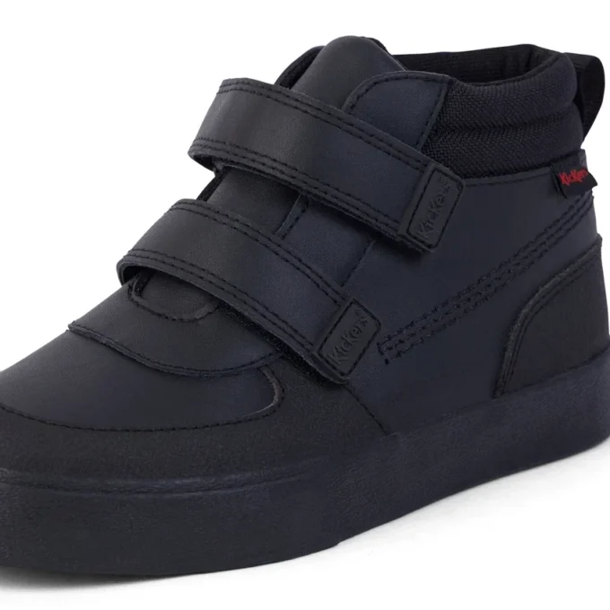 Junior Boys Tovni Scuff Hi Leather Black