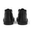 Junior Girls Adlar Hi Scallop Leather Boots Black