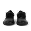 Junior Girls Adlar MJ Scallop Leather Black