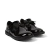 Junior Girls Adlar T Bar Bow Patent Leather Black