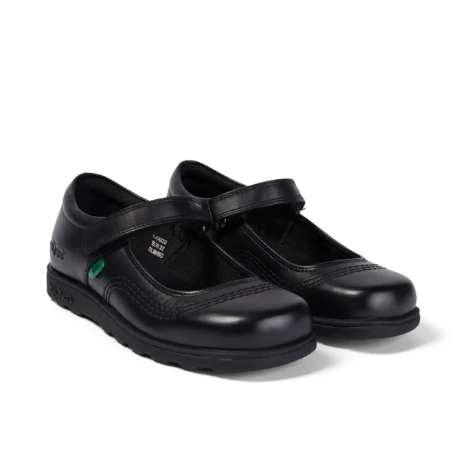 Junior Girls Fragma Pop Leather Black