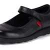 Junior Girls Fragma Pop Leather Black