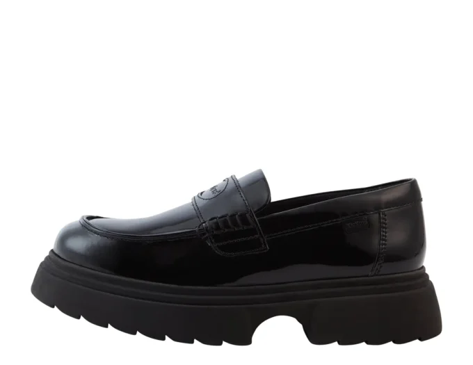 Junior Girls Kenzi Loafer Leather Black