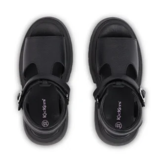 Junior Girls Kenzi Sandals Leather Black