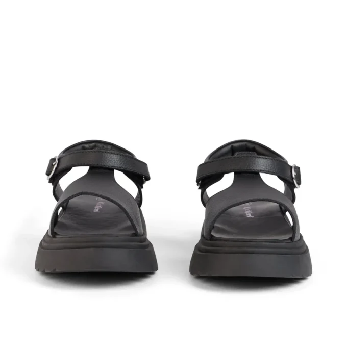 Junior Girls Kenzi Sandals Leather Black