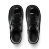 Junior Girls Kick Hi Zip Leather Alternative Patent Leather Black