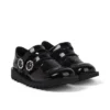 Junior Girls Kick T-Bar Meadow Patent Leather Black